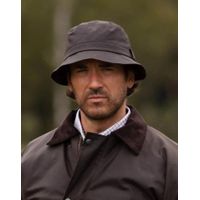 Walker & Hawkes Bucket Wax Hoed – Klassieke Gewaxte Vissershoed Bruin