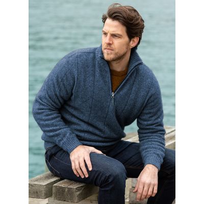 Noble Wilde Javelin Half Zip Trui Neptune Foto van Noble Wilde Javelin Half Zip Trui Neptune