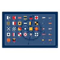 Placemat seinvlaggen