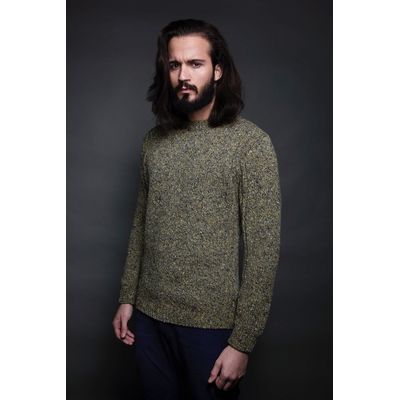Fisherman out of Ireland Crew Neck ribbed detailing Foto van Fisherman out of Ireland Crew Neck ribbed detailing