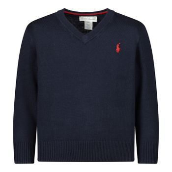 Ralph Lauren 320799886 baby trui navy Afbeelding van Ralph Lauren 320799886 baby trui navy
