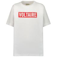 Afbeelding van Zadig & Voltaire X25313 kinder t-shirt wit