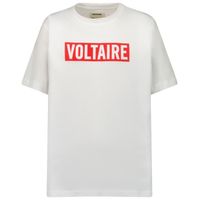 Picture of Zadig & Voltaire X25313 kids t-shirt white