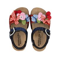 Picture of MonnaLisa 839024 kids sandals red