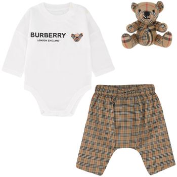 Burberry 8041087 babysetje beige Afbeelding van Burberry 8041087 babysetje beige