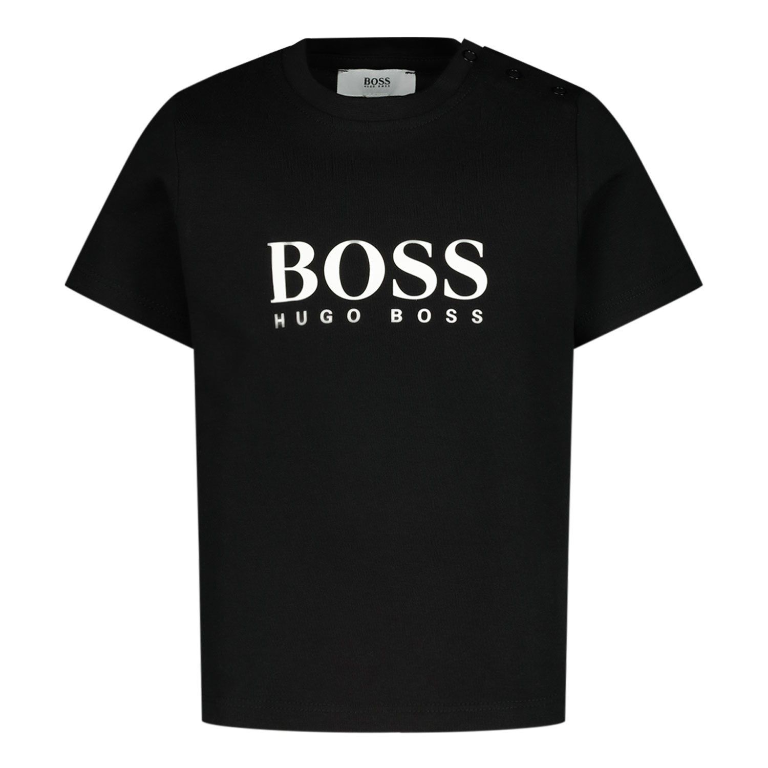 Picture of Boss J05P07 baby shirt black