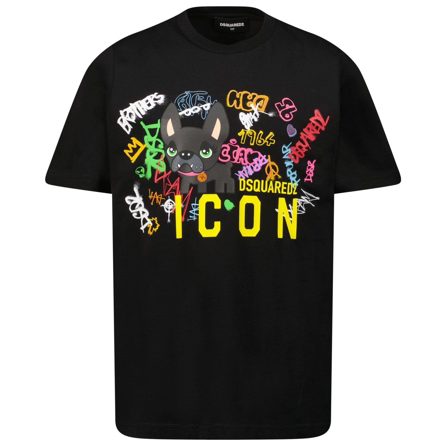 Picture of Dsquared2 DQ0953 kids t-shirt black