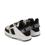 Afbeelding van Moschino 71716 kindersneakers zwart/wit