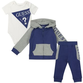 Guess P0YG06/KA6W0 baby joggingpak blauw Afbeelding van Guess P0YG06/KA6W0 baby joggingpak blauw