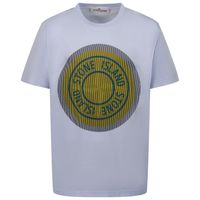 Picture of Stone Island 761621069 kids t-shirt light blue