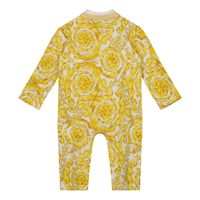 Picture of Versace 1001379 1A02415 baby playsuit gold