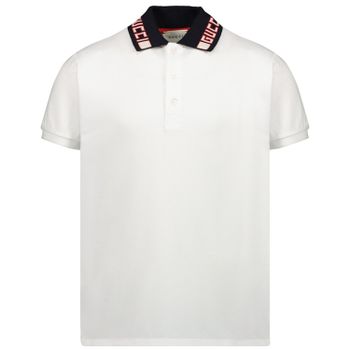 Gucci 522342 kinder polo wit Afbeelding van Gucci 522342 kinder polo wit