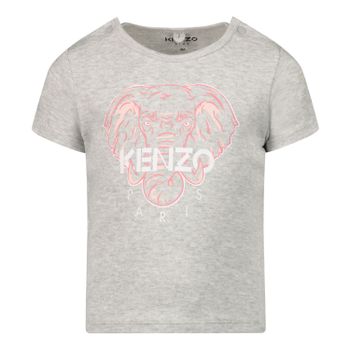 Kenzo K95005 baby t-shirt licht grijs Afbeelding van Kenzo K95005 baby t-shirt licht grijs