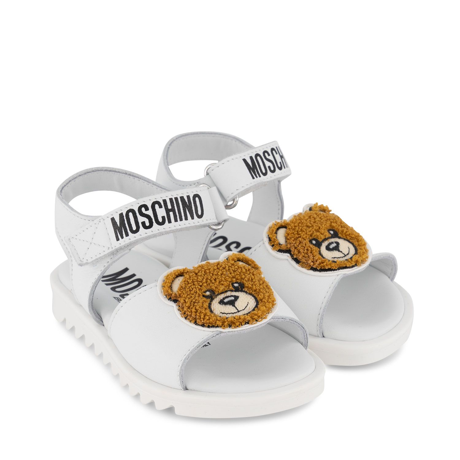 Picture of Moschino 70053 kids sandals white