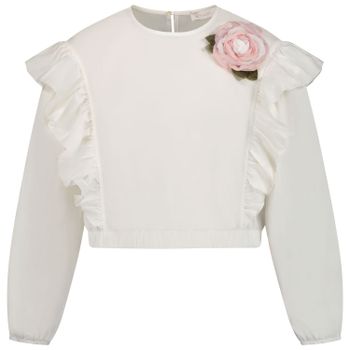MonnaLisa 710302 Kinderhemd Creme Bild von MonnaLisa 710302 Kinderhemd Creme