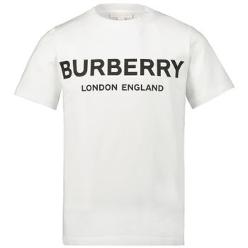 Burberry 8009235 Kindershirt Weiß Bild von Burberry 8009235 Kindershirt Weiß