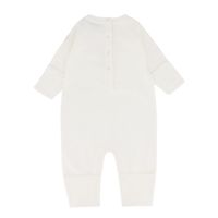 Picture of Moncler 8L00005 baby playsuit off white