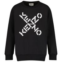 Picture of Kenzo K25709 kids sweater anthracite