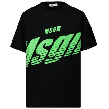 MSGM 22428 kinder t-shirt zwart Afbeelding van MSGM 22428 kinder t-shirt zwart