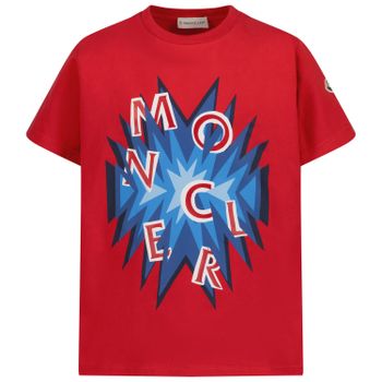 Moncler 9548C0000583092 Kindershirt Rot Bild von Moncler 9548C0000583092 Kindershirt Rot