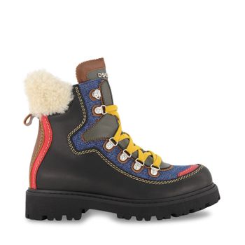 Dsquared2 68591 kinderlaarzen jeans/zwart Afbeelding van Dsquared2 68591 kinderlaarzen jeans/zwart