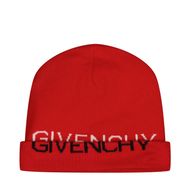 Afbeelding van Givenchy H01038 babymutsje rood