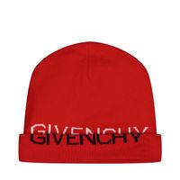 Picture of Givenchy H01038 baby hat red