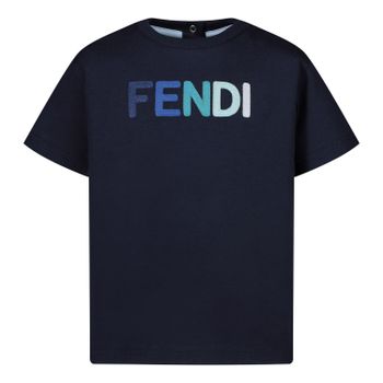 Fendi BUI011 Baby-T-Shirt Marine Bild von Fendi BUI011 Baby-T-Shirt Marine