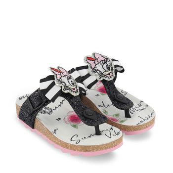 MonnaLisa 8C7007 kinderslippers zwart Afbeelding van MonnaLisa 8C7007 kinderslippers zwart