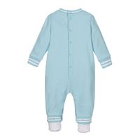Picture of Moschino MUY03X baby playsuit light blue