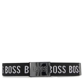 Boss J20267 kinderriem zwart Afbeelding van Boss J20267 kinderriem zwart