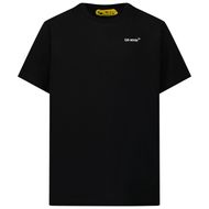 Afbeelding van Off-White OBAA005C99JER001 kinder t-shirt zwart/geel