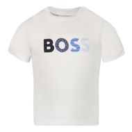 Afbeelding van Boss J95329 baby t-shirt wit