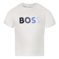 Picture of Boss J95329 baby shirt white