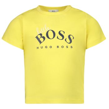Boss J95304 baby t-shirt geel Afbeelding van Boss J95304 baby t-shirt geel
