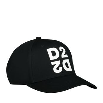 Dsquared2 DQ03XE kinderpet zwart Afbeelding van Dsquared2 DQ03XE kinderpet zwart