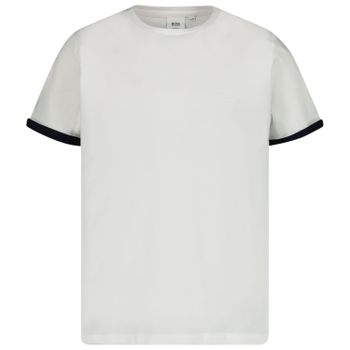 Boss J25E65 Kindershirt Weiß Bild von Boss J25E65 Kindershirt Weiß
