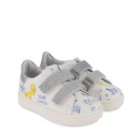 Picture of MonnaLisa 839014 kids sneakers white