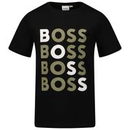 Afbeelding van Boss J25N37 kinder t-shirt zwart