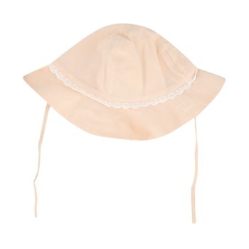 Chloé C01035 baby hoedje zalm Afbeelding van Chloé C01035 baby hoedje zalm
