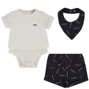 Armani 3HHV21 babysetje navy/wit Afbeelding van Armani 3HHV21 babysetje navy/wit