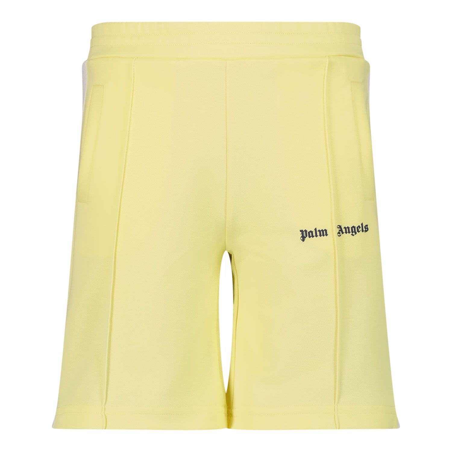 Picture of Palm Angels PBCB001S22FAB001 kids shorts yellow
