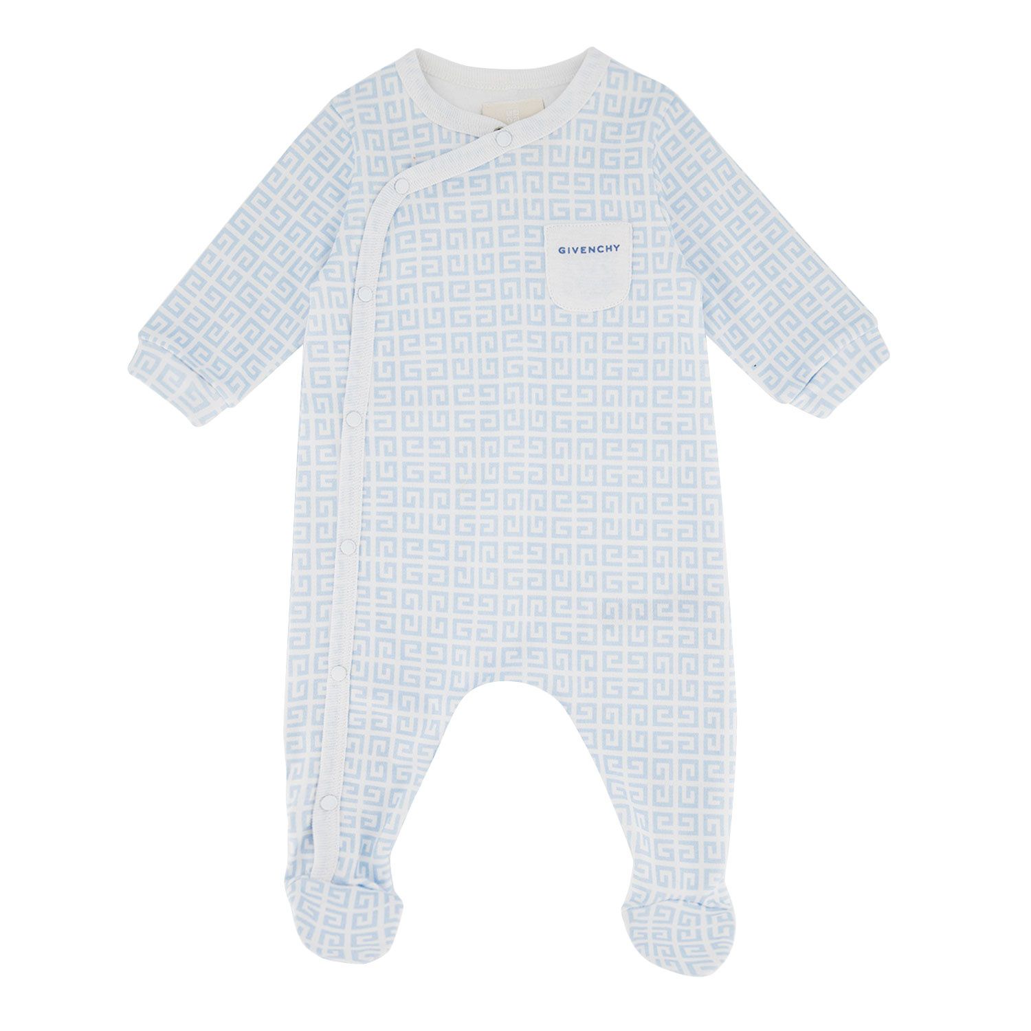 Picture of Givenchy H97072 baby playsuit light blue