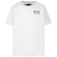 Picture of EA7 3LBT51 BJ02Z kids t-shirt white