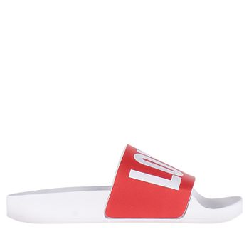 The White Brand K013 kinderslippers rood Afbeelding van The White Brand K013 kinderslippers rood