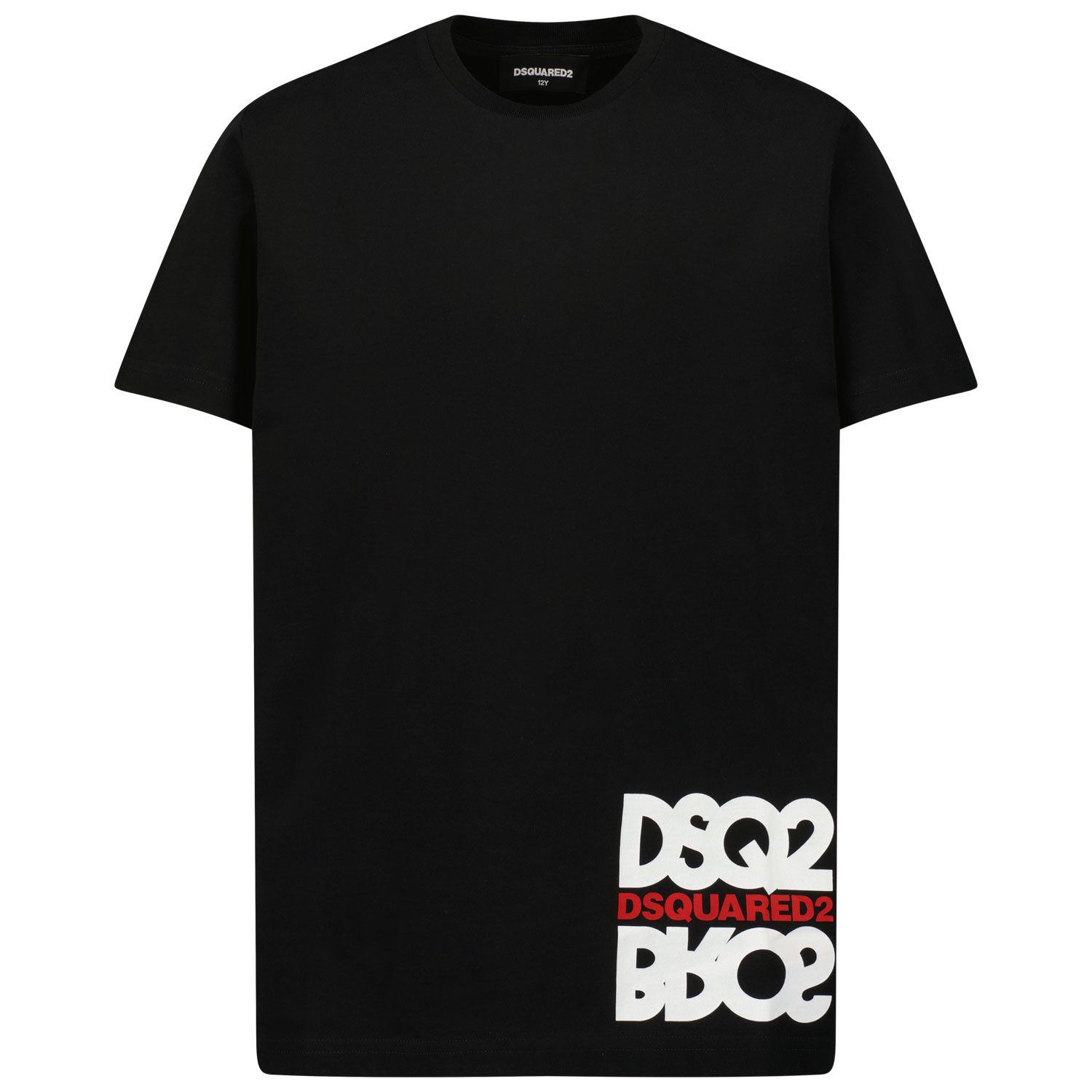 Picture of Dsquared2 DQ0808 kids t-shirt black