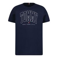 Picture of Tommy Hilfiger KB0KB07287B baby shirt navy