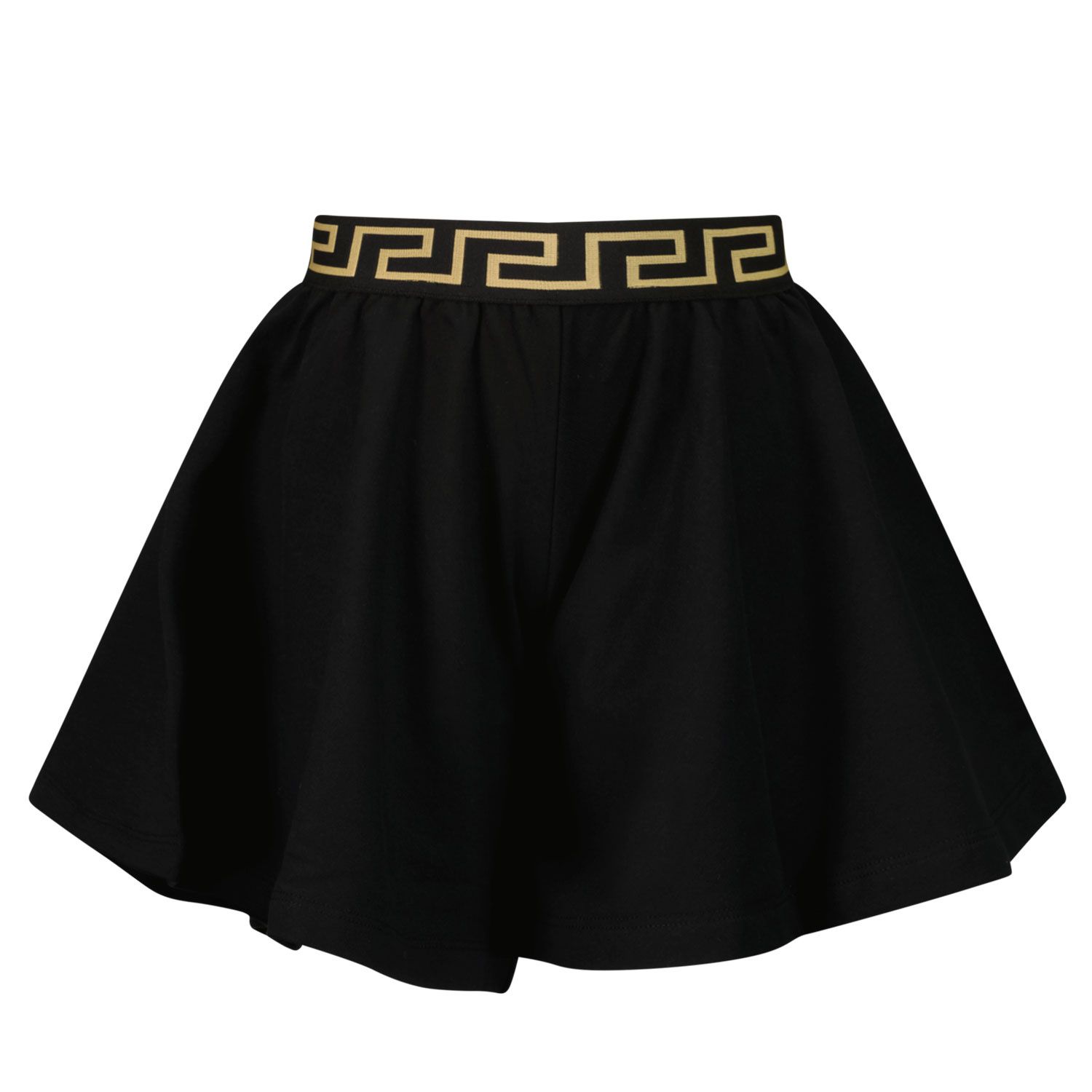 Picture of Versace 1000065 1A01363 baby shorts black