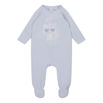 Karl Lagerfeld Z97044 Babystrampelanzug Hellblau Bild von Karl Lagerfeld Z97044 Babystrampelanzug Hellblau