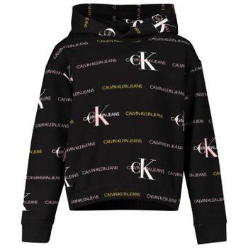 Calvin Klein IG0IG00585 Kinderpullover Schwarz Bild von Calvin Klein IG0IG00585 Kinderpullover Schwarz